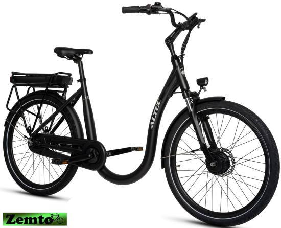 Preview: Elektrofahrrad Easy, 26 Zoll, 48 cm, Tiefeinstieg, Hydr. Scheiben, 8 Gang,  schwarz